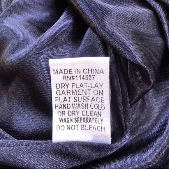 THML Navy Dress with Colorful Floral Embroidery & Tassels Size XS - Picture 8 of 8